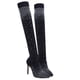 thumbnail image 4 of Amzcrzy Zapatos de mujer,Zapatos de mujer,Zapatillas de mujer, Botas puntiagudas por encima de la rodilla para mujer, tacones de aguja de 11 cm con botas elásticas Sandalias Mujer Zapatillas De Casa, 4 of 6