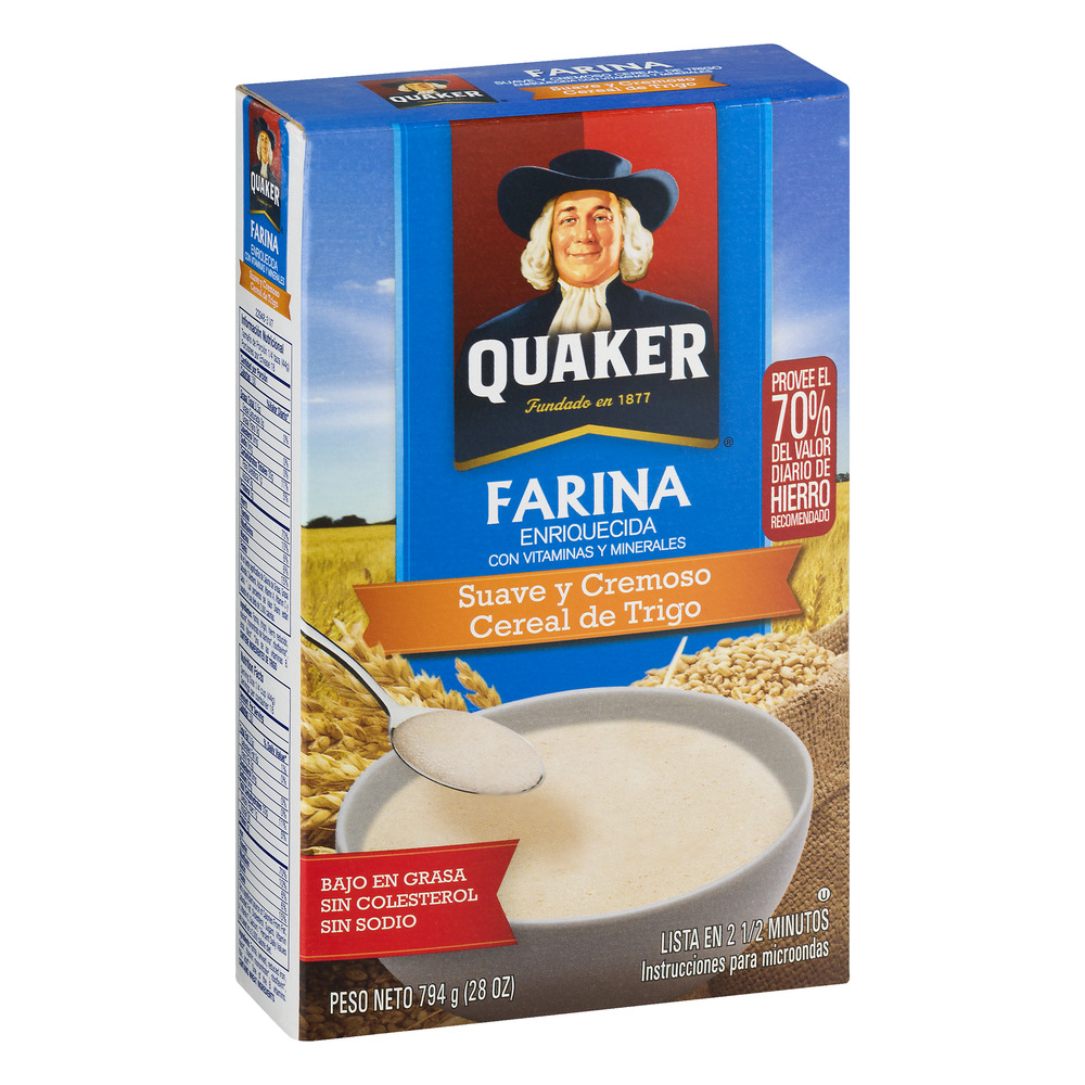 Quaker Farina Hot Cereal Dry Mix 28oz Box - Ready to Cook