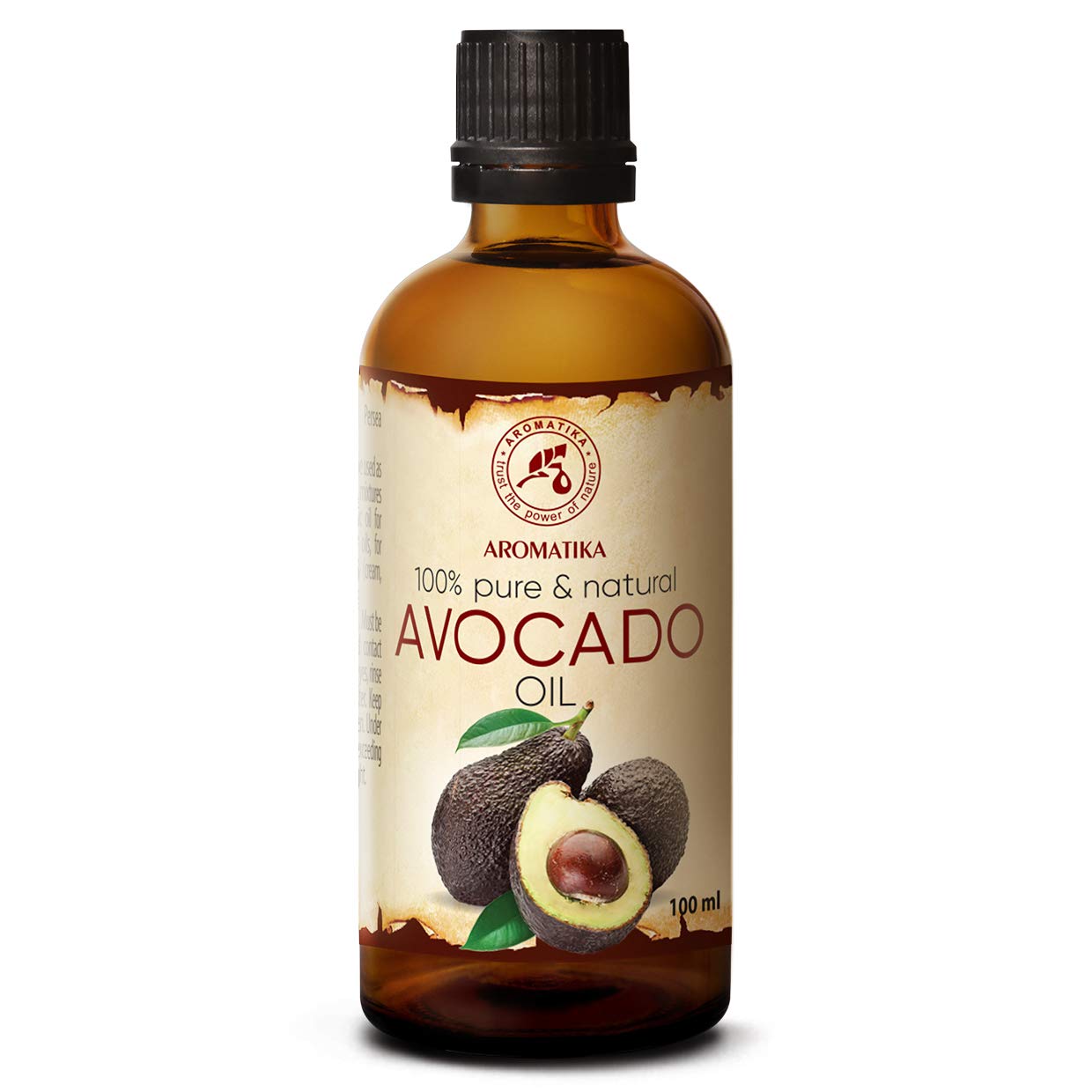 AROMATIKA Avocado Oil 3.4 Fl Oz South Africa 100 Pure & Natural