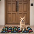 thumbnail image 4 of Multicolor Controllers Games Icons Black Pattern Door Rugs,Washable Non Slip Door Mats Indoor,Decorative Door Mats,Entry Mat Indoor for Entrance,Bedroom,Kitchen,Bathroom,16"x47", 4 of 6