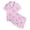 j63-Pink, variant on LIIPEE Summer Pajamas For Girls Cute Heart Graphic Short Sleeve Flat Collar Blouse And Shorts Pajama Set 2 Piece Kids Casual Sleepwear,4-5 Years