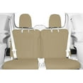 thumbnail image 2 of CalTrend Rear 50/50 Split Back & Solid Cushion Faux Leather Seat Covers for 2010-2011 Subaru Tribeca - SU114-05LX Sandstone Insert and Trim, 2 of 3