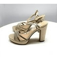 thumbnail image 2 of Nina Womens Saralyn Metallic Open Toe Dress Sandals, 2 of 5