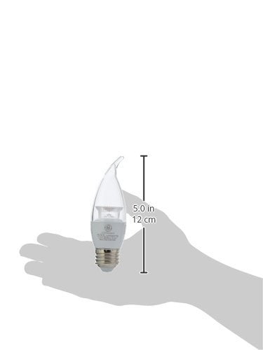 G E Lighting 17831 GE 2PK 7W Clear LED Bulb 