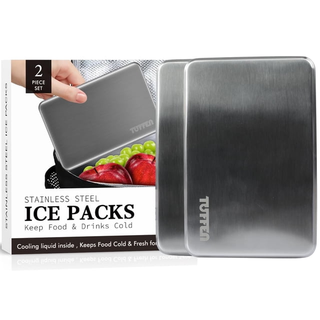 Packs de Hielo Tuffen de Acero Inoxidable para Loncheras (2)