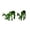 Green, variant on European-style Imitation Metal Deer Statue Set of 2 – Antique Finish Desktop Sculpture for Entryway Porch Garden Shelf Decor