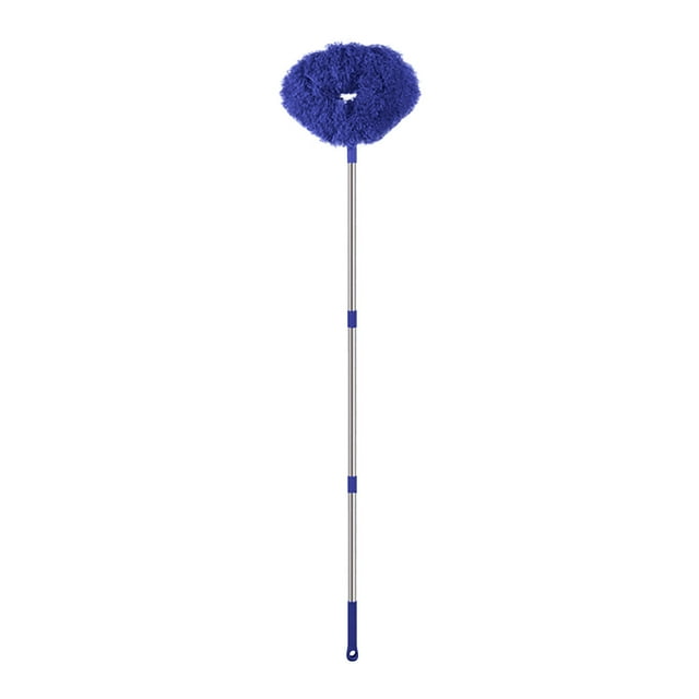 Bdday Shower Squeegee for Glass Doors Telescopic Household Cleaning Ceiling Fan Brush Fan Blade Removal Brush Ceiling Fan Blade Cleaning Duster Fiber Cleaning Brush Scraper Tool Kitchen