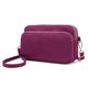 thumbnail image 2 of Bolso bandolera para mujer, bolso de hombro pequeño de nailon ligero (morado), 2 of 4