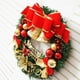 thumbnail image 5 of Widget Guirnalda de Navidad de 20 pulgadas con nudo de lazo Bolas de campana Feliz Navidad Guirnalda colgante Guirnalda artificial para la decoración de la fiesta de la pared de la puerta delantera Irfora Widget, 5 of 7