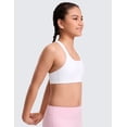 thumbnail image 5 of CRZ YOGA Girls Softness Mold Butterluxe Racerback Sports Bra Athletic Yoga Casual U Neck Scoop Teen Kids, 5 of 6