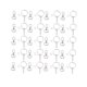 thumbnail image 4 of unbranded 100Ud Gancho Para Llaves Con Adorno Colgante Ideal Para Colgar En Bolsas Y Llaveros, 4 of 7