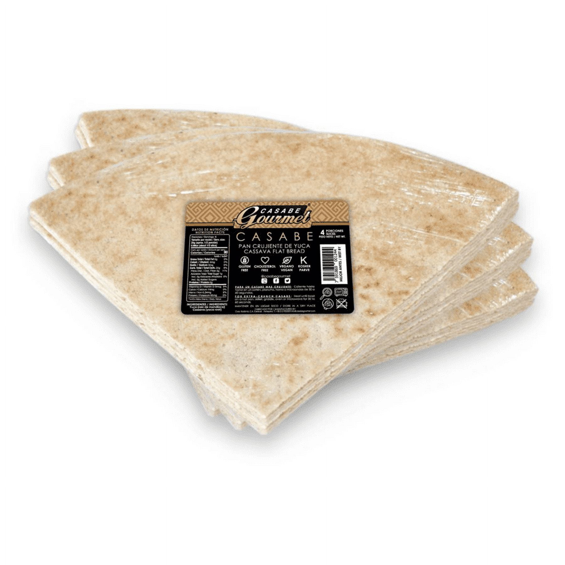 (3 pack) Casabe Bread, 10 oz