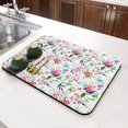 thumbnail image 3 of Washable Rubber Pioneer Dish Drying Mats for Kitchen Counter Home Large Coffee Bar Pad Accessories and Decor for Utensils Stemware 23.5''x15.5'', 3 of 7