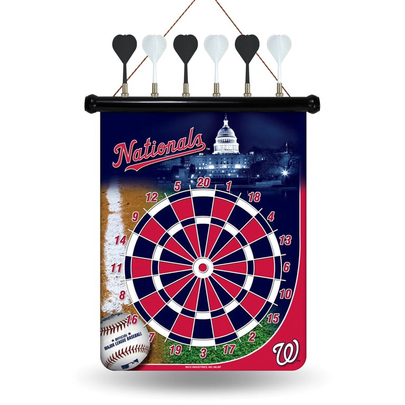 Washington Baseball Nationals Magnetic Dart Board