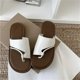 thumbnail image 2 of Amzcrzy Zapatos de mujer,Zapatos de mujer,Zapatillas de mujer, Sandalias cómodas con puntera ajustable y suela plana para mujer Sandalias Mujer Zapatillas De Casa, 2 of 3