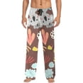 thumbnail image 2 of FREEAMG Koala Cotton Pajama Pant for Men, Super Soft Lightweight Lounge Pajama Bottoms Drawstring Sleepwear Pant with 2 Pockets, 2 of 7