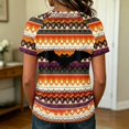thumbnail image 7 of Halloween Shirts for Women Crewneck Short Sleeve Funny Castle Printed Tunic Tops Loose Halloween Costume, 7 of 7