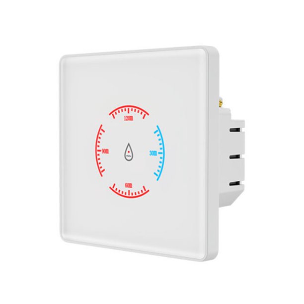 Interruptor Inteligente para Caldera Tuya WiFi de 3500 W con Medidor, Interruptor Táctil Estándar de la UE con Función de Cuenta Regresiva, Color .