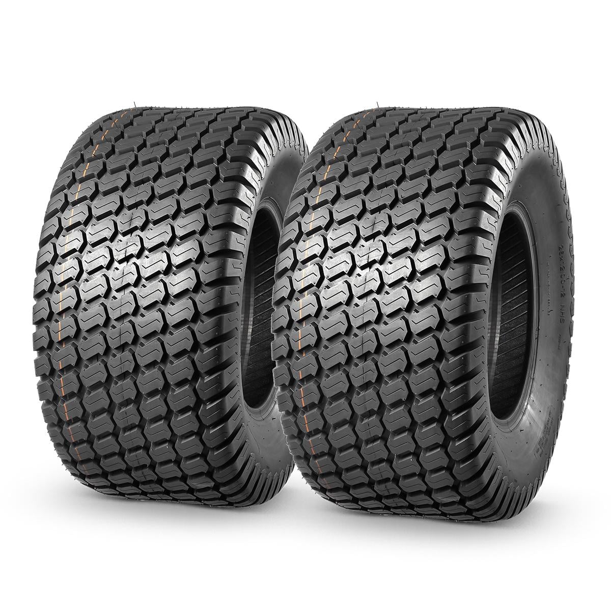 Set of 2 MaxAuto 26x1212 26x12x12 Turf Tires for Lawn & Garden Mower,4