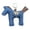 Blue, variant on Visland Plush Horse Bag Pendant Fuzzy Horse Backpack Charm Cute Horse Pendant with Golden Coins Lucky Keyring Gift for Family Friends