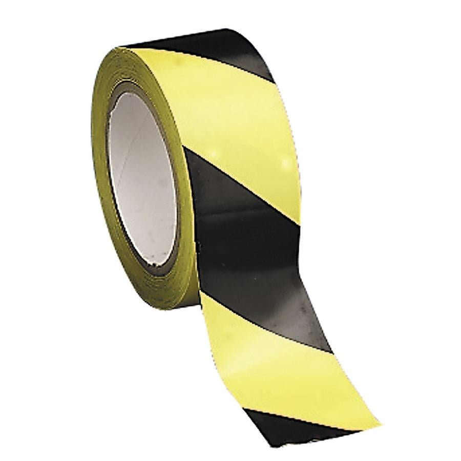 Blk//Yellow 2 In W Hazard Marking Tape