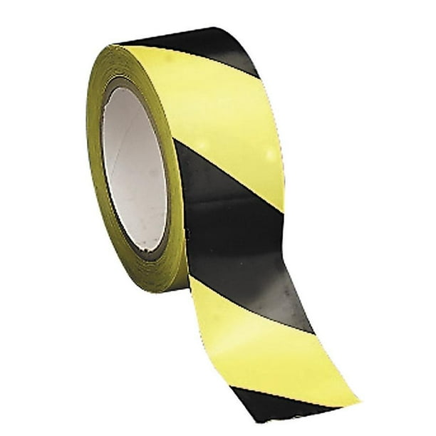 Tatco, TCO14711, Hazard/Aisle Marking Tape, 1 / Roll, Yellow,Black ...