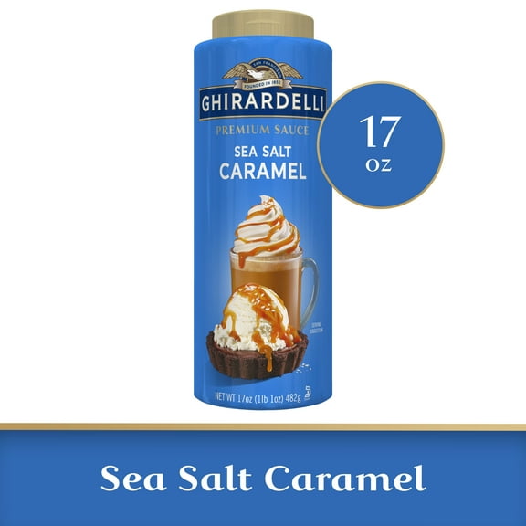 GHIRARDELLI Premium Sea Salt Caramel Sauce - 17 oz.