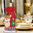 thumbnail image 3 of Bolsas de regalo navideñas con cordón, duraderas, reutilizables, adornos decorativos. Muñeco de nieve, 3 of 6