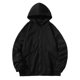 thumbnail image 2 of Gibobby Sudadera de cierre hombre Sudadera con Capucha con Cierre Completa Teddy Sudadera para Hombre(Negro,G), 2 of 4