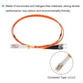 thumbnail image 4 of Uxcell 1 Meter 3.2Ft Fiber Patch Cable Multimode LC-ST OM1 LSZH Fiber Optic Jumper Orange For Network Transceiver 1Pcs, 4 of 6