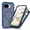 Blue, variant on ELEHOLD For Google Pixel 10A Magnetic Case,Built-in Screen Protector Dual-Layer Shockproof Frosted Full Body Non-Slip Cover , Blue