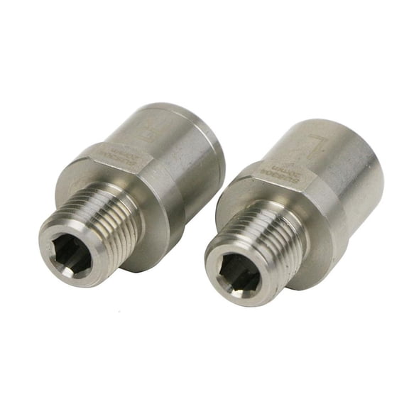 7829 1 Pair Stainless Steel 9/16inch Bike Pedal Spacer Extension for Road Bicycles