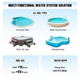 thumbnail image 6 of SEYVUM Cordless Handheld Pool Vacuum with Telescopic Pole, 80 Min Runtime Rechargeable Pool Cleaner, 18.5 Gal/Min Suction, Dual-Filter System for Above Ground Pools, Spas and Hot Tubs, 6 of 8