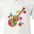 thumbnail image 4 of Inktastic Acoustic Guitar with Colorful Flowers Youth T-Shirt, 4 of 5
