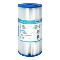 Pleated Filter Cartridge, Membrane Solutions Whole House Sediment Water Filter, Compatible with ECP10-1, ECP20-BB, R50-BBSA, FXHSC, CB1-SED10-BB | 50 Micron | 10"x4.5" | 1 Pack