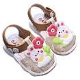thumbnail image 5 of Duqingm Girls Strappy Sandals Basics - Felicity - Water-Friendly Sandal for Kids Beige,4, 5 of 7