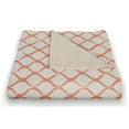 thumbnail image 3 of Creative Products Fishnet Coral 50x60 Coral Fleece Blanket, 3 of 3