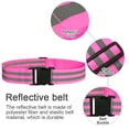 thumbnail image 3 of High Visibility Reflective Belt, Belt Army Reflective Belt Military Reflective Running Gear Men Women Reflector Belt Walking Running Cycling, 3 of 5