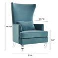 thumbnail image 2 of Bristol Sea Blue Tall Chair, 2 of 6