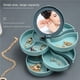 thumbnail image 3 of Advancent Caja organizadora de joyas para mujer, espejo de maquillaje Universal para doméstico, soporte de almacenamiento multicapa, accesorio de Almacenamiento y organización del hogar Advancent HA034449-00, 3 of 6