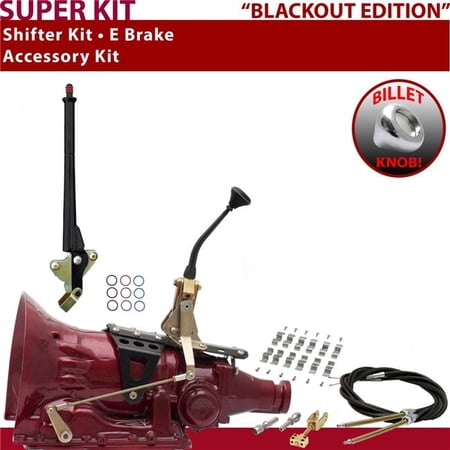 American Shifter 4L60E Shifter Kit Black 8 in. E Brake Cable Clamp for ED8B6