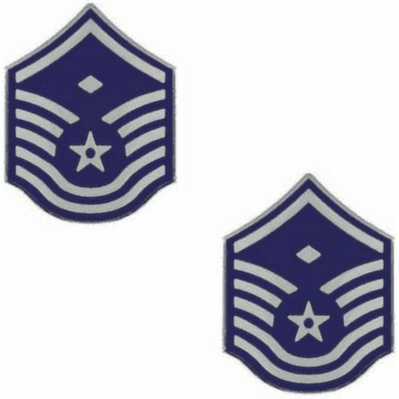 US Air Force Master Sergeant with Diamond Rank Insignia