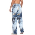 thumbnail image 3 of FORMRS Mens Pajama Pants with Pockets Cotton Sleepwear Lounge Bottoms Sizes S-2XL, Abstract Marble Pattern, 3 of 7