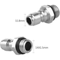 thumbnail image 1 of Conectores de boquilla de pulverizador de alta presión, rosca M14, conector rápido de 1/4, piezas de conexión de manguera, conectores de botella de espuma para nieve ShuxiuWang 8390611121761, 1 of 1