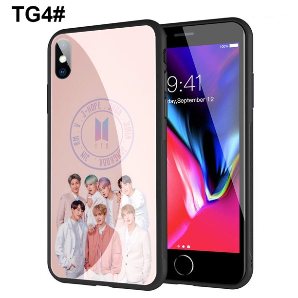 Funda De Vidrio Templado Suave Para iPhone 12 11 Pro Max Mini 12pro 12mini 11pro SX27 BTS K POP Cover