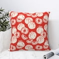 thumbnail image 4 of Pofeuu Tomatoes Print Double-sided plush pillowcase Square Throw Pillow Covers Pillows Cover for Living Room Bedroom Sofa Couch Cushion Cover（No pillow core）-20"x20", 4 of 7