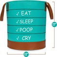 thumbnail image 2 of Baby Laundry Basket and Baby Hamper Great Basket for Toy Storage Large Collapsible Laundry Basket Fits Nursery Decor Felt Laundry Basket can be Used for Blanket Basket for Nursery, 2 of 5