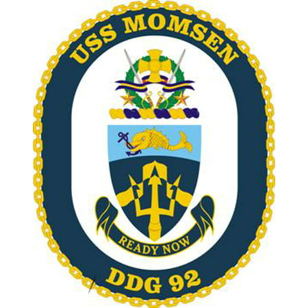 LAMINATED POSTER Coat of arms image for w:USS Momsen (DDG-92) from original file on USS MOMSEN (DDG-92) page listed o Poster Print 24 x