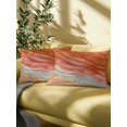 thumbnail image 5 of 1 Pack Outdoor Throw Pillow, Burnt Orange Ombre Coastal Waterproof Pillow with Insert Included, Summer Nautical Beach Ocean Seaside Decorative Accent Cushion Lumbar Pillows for Patio, 12 x 20 In, 5 of 8