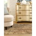 thumbnail image 3 of Rugs.com Saturn Collection Rug – 5 Ft Square Beige Medium Rug Perfect For Living Rooms, Kitchens, Entryways, 3 of 8